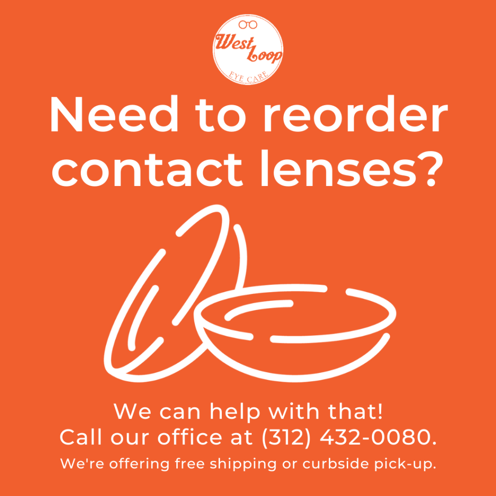 Contact lenses order West Loop Eye Care